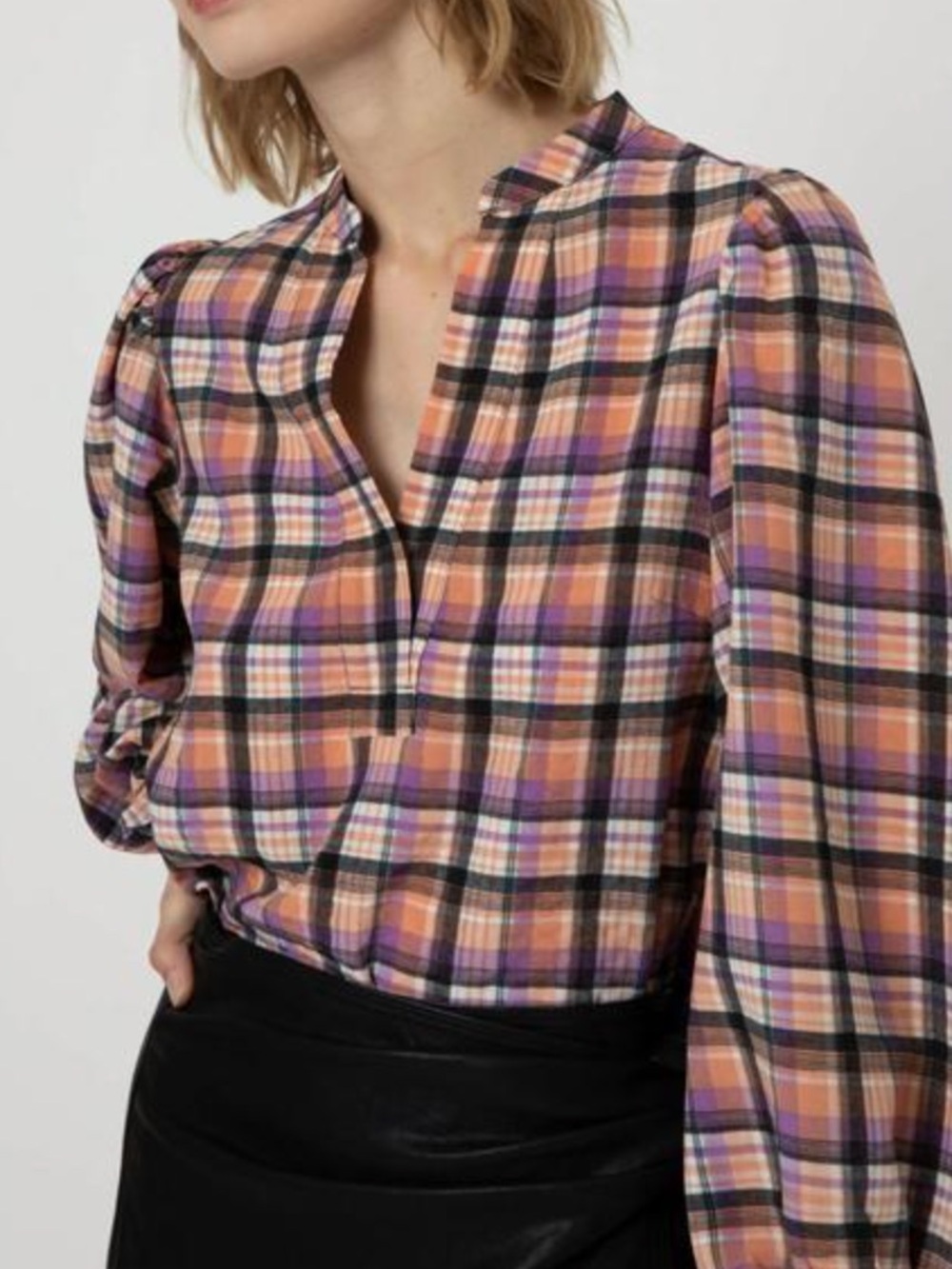 FRNCH Felia Shirt in Violet